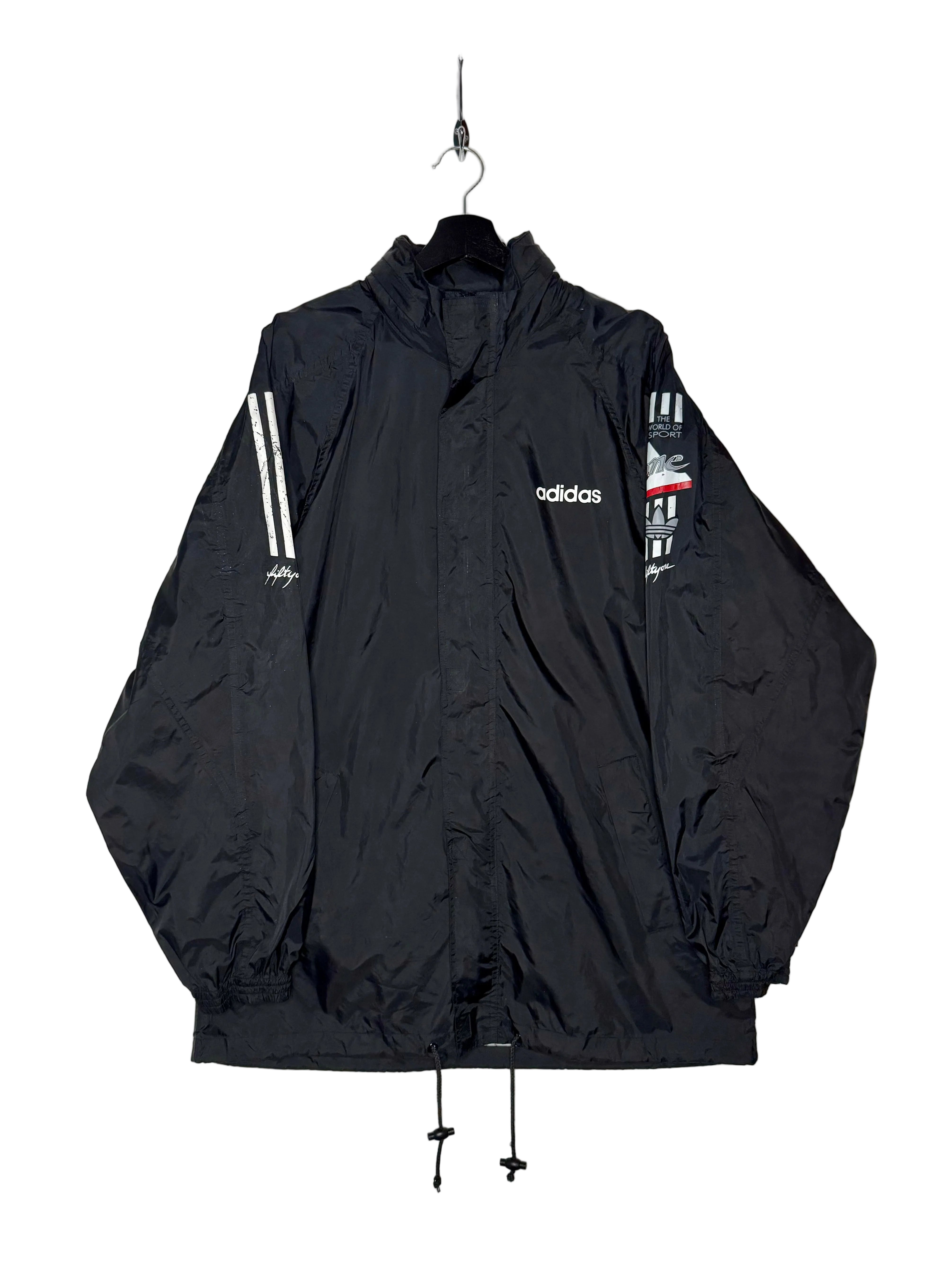 Adidas Vintage Regenjacke "Fiftyone" Schwarz Größe L