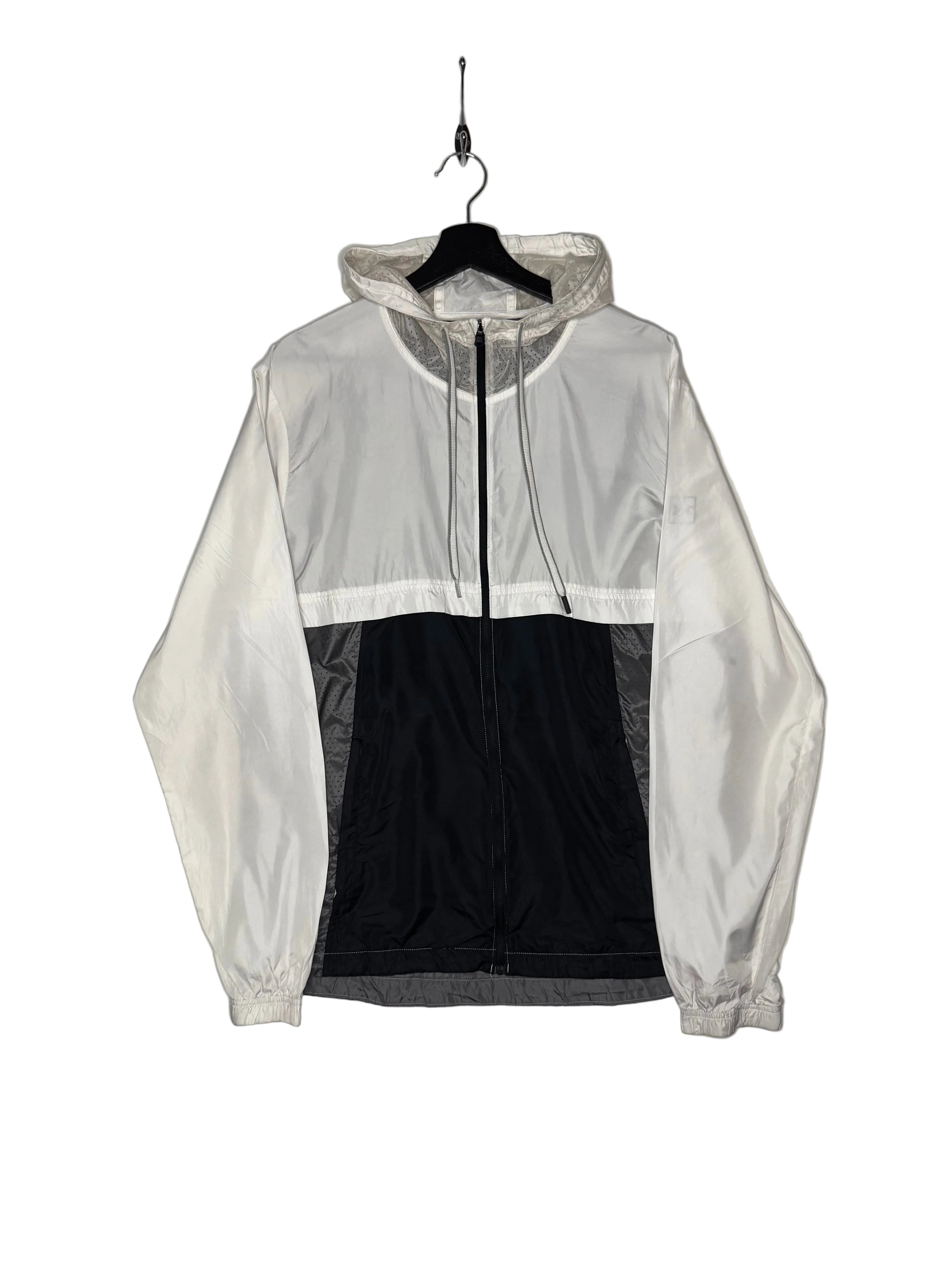 Under Armour Laufjacke Weiß/Grau Größe L