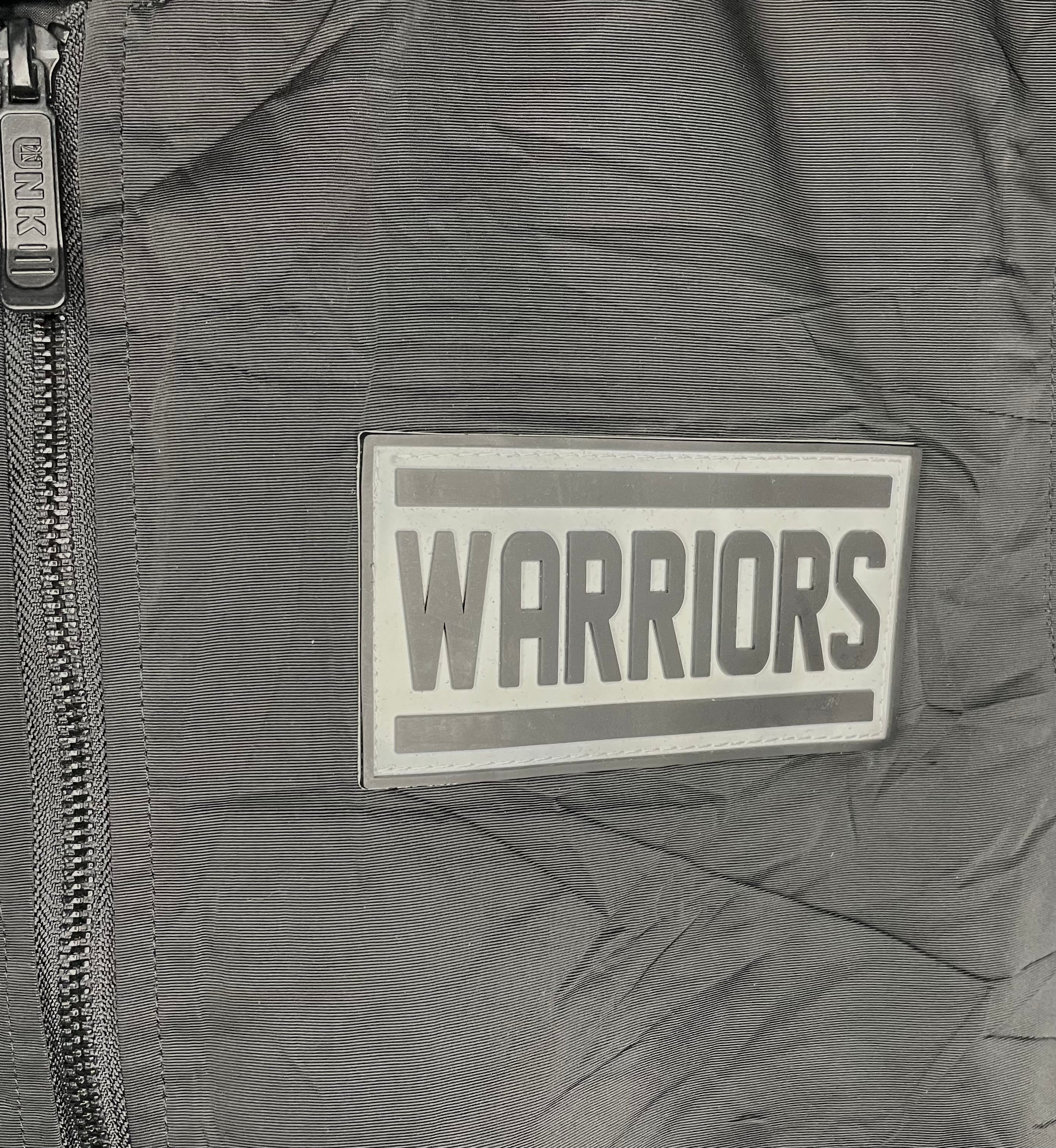 NBA Golden State Warriors Bomber Jacket Black Size S 