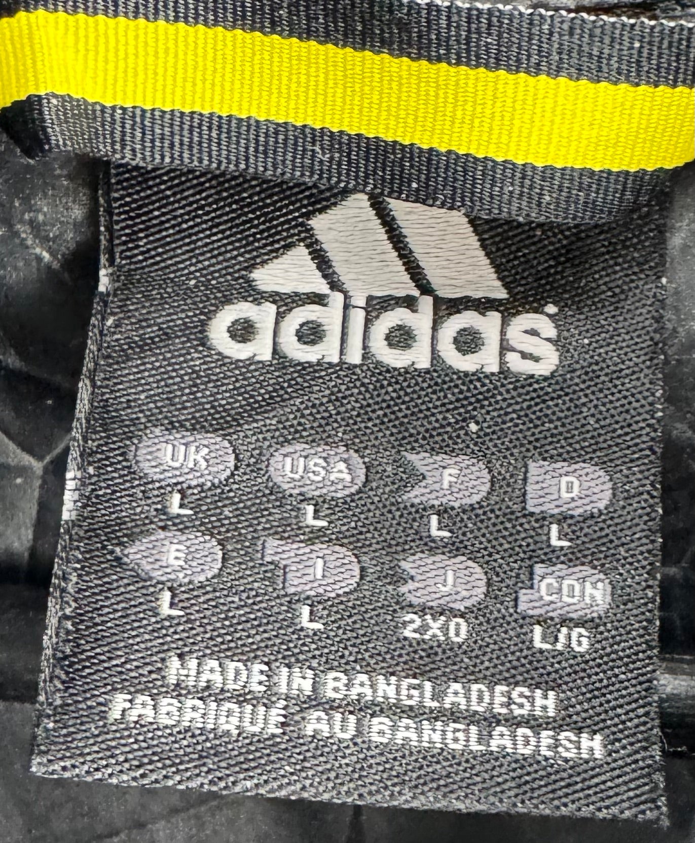 Adidas Vintage Regenjacke Schwarz Größe L