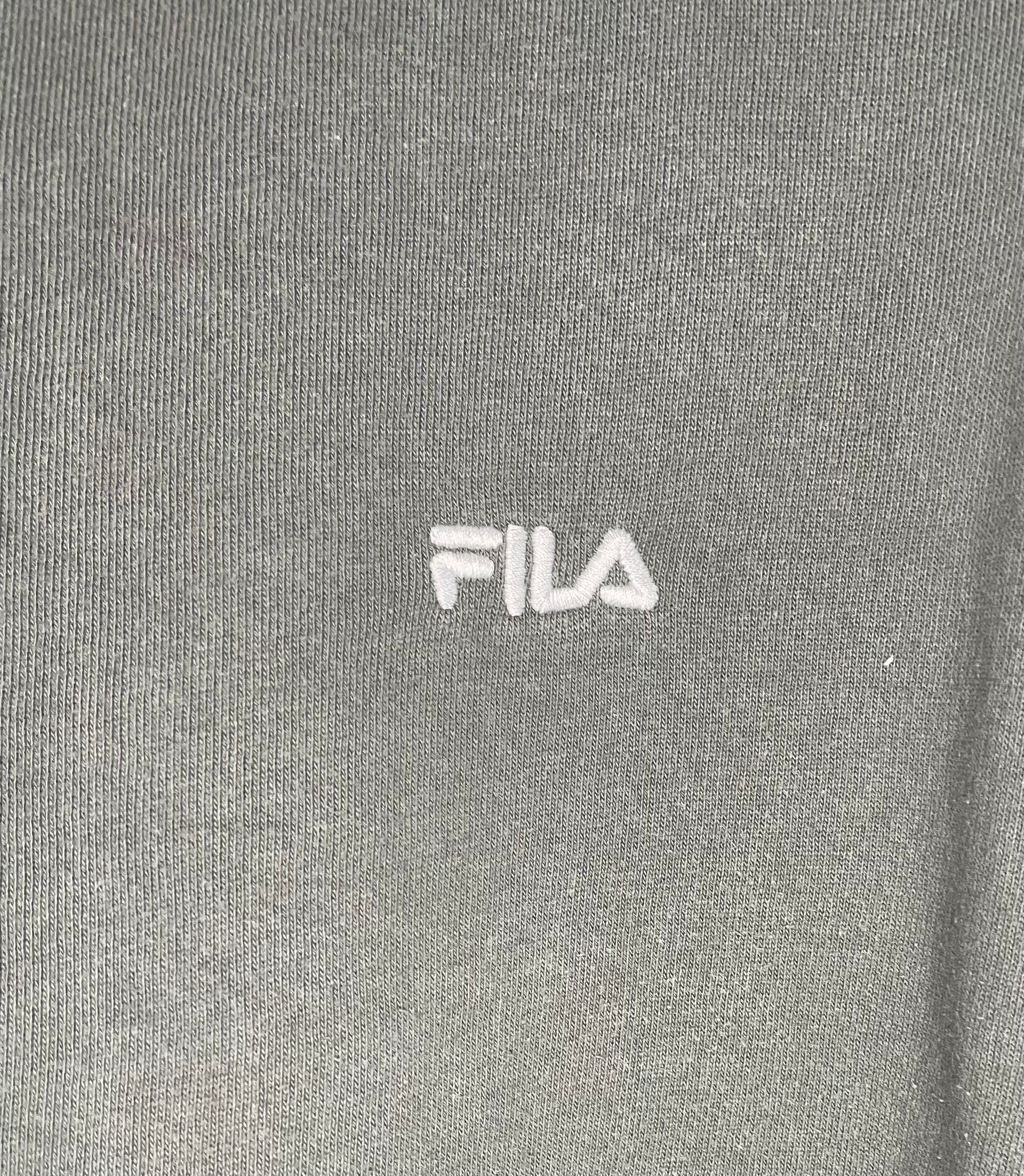 FILA Vintage Basic Sweater Gray Size L 