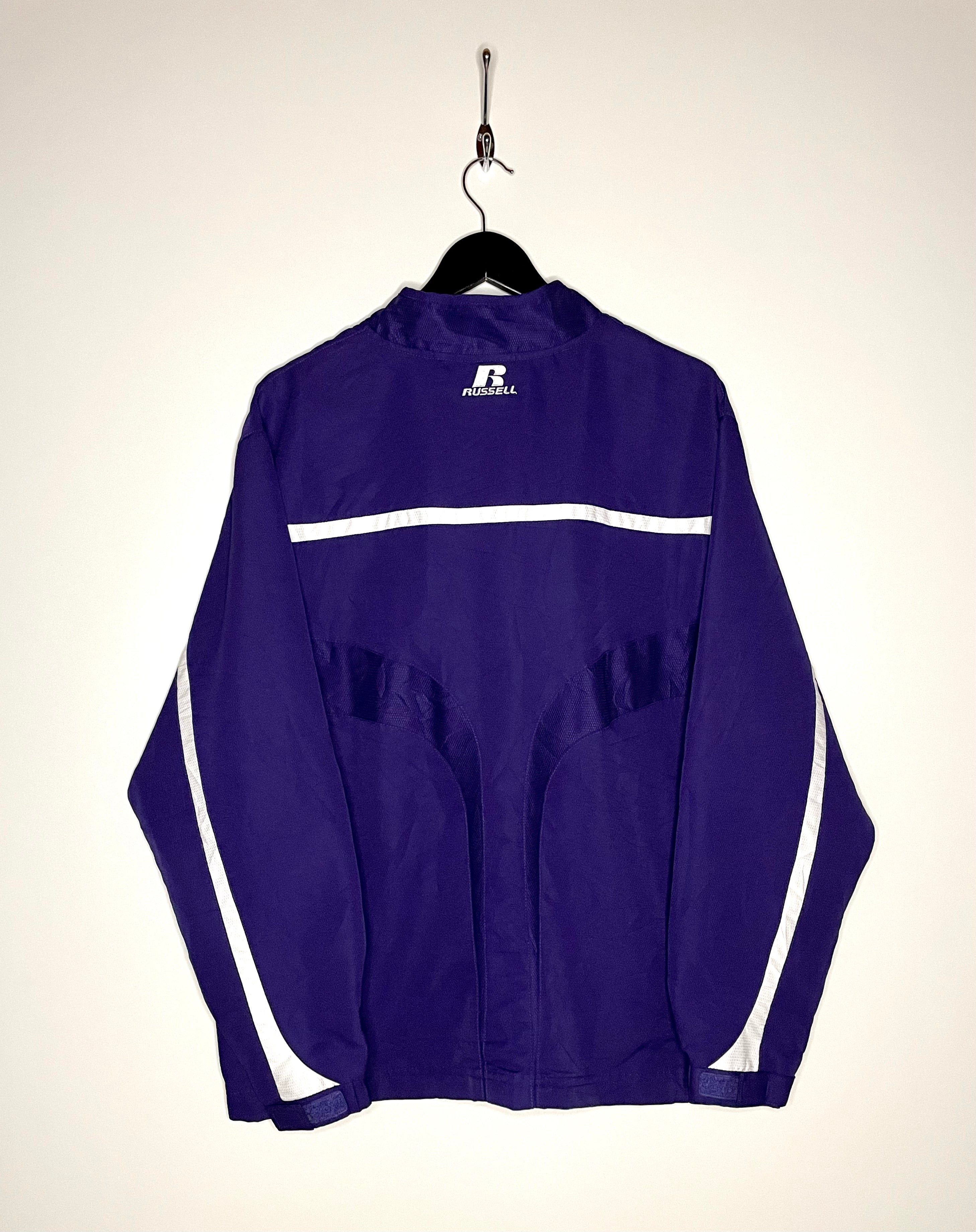 Russell Athletic Training Jacket Purple Size L 