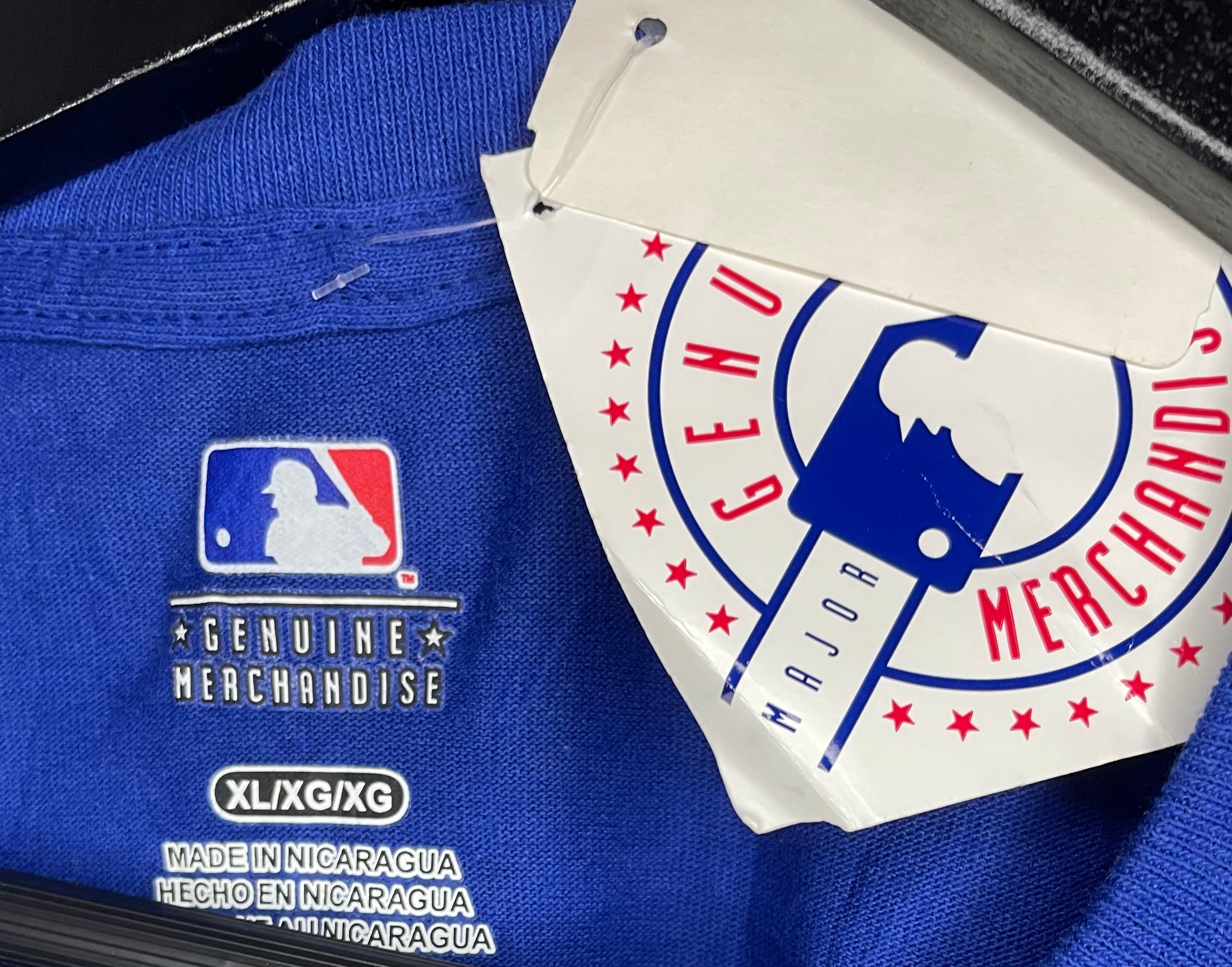 MLB T-Shirt Texas Rangers Deadstock Blau Größe XL