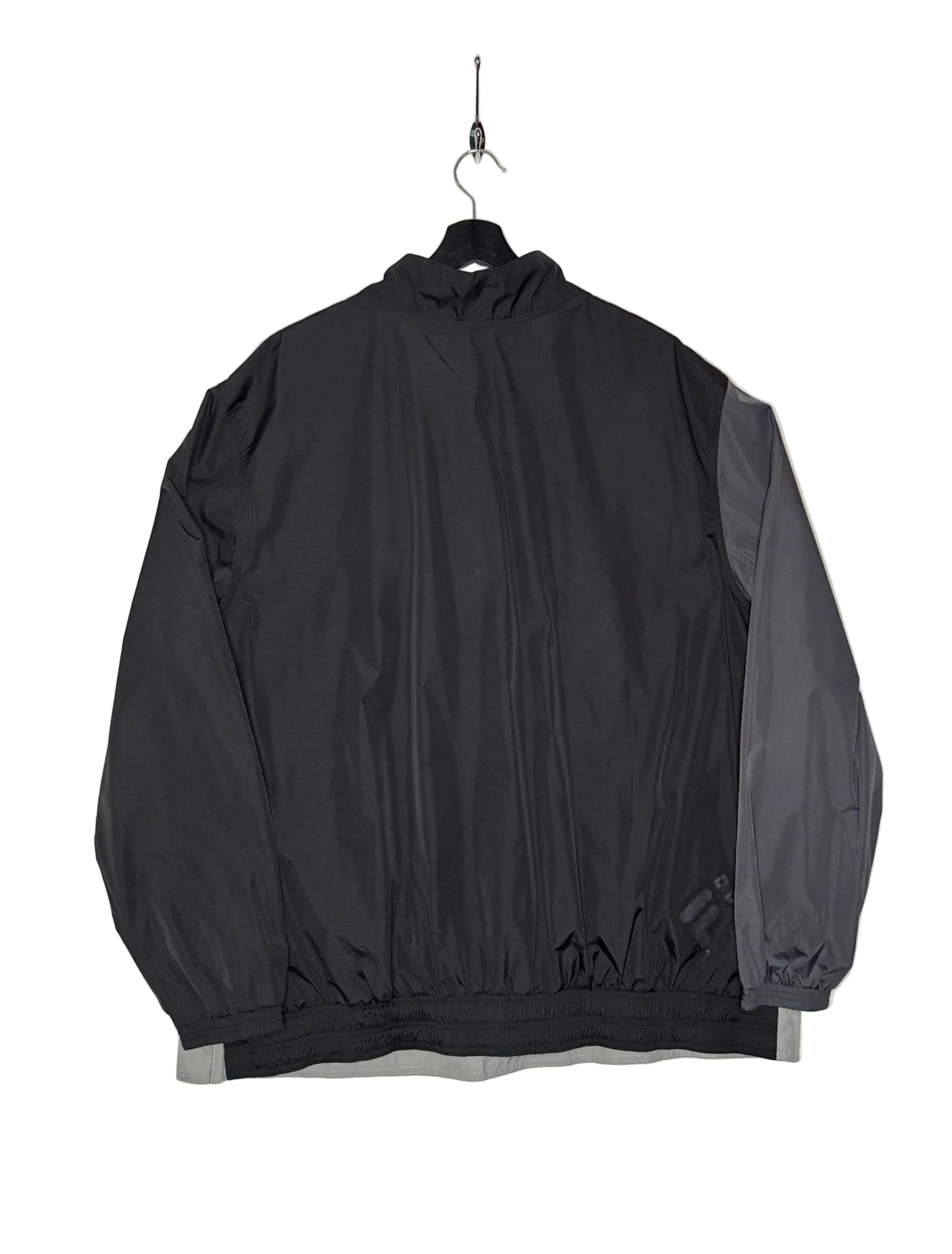 FILA Sport Windbreaker Colorblock Schwarz/Grau Größe 3XB (6XL)