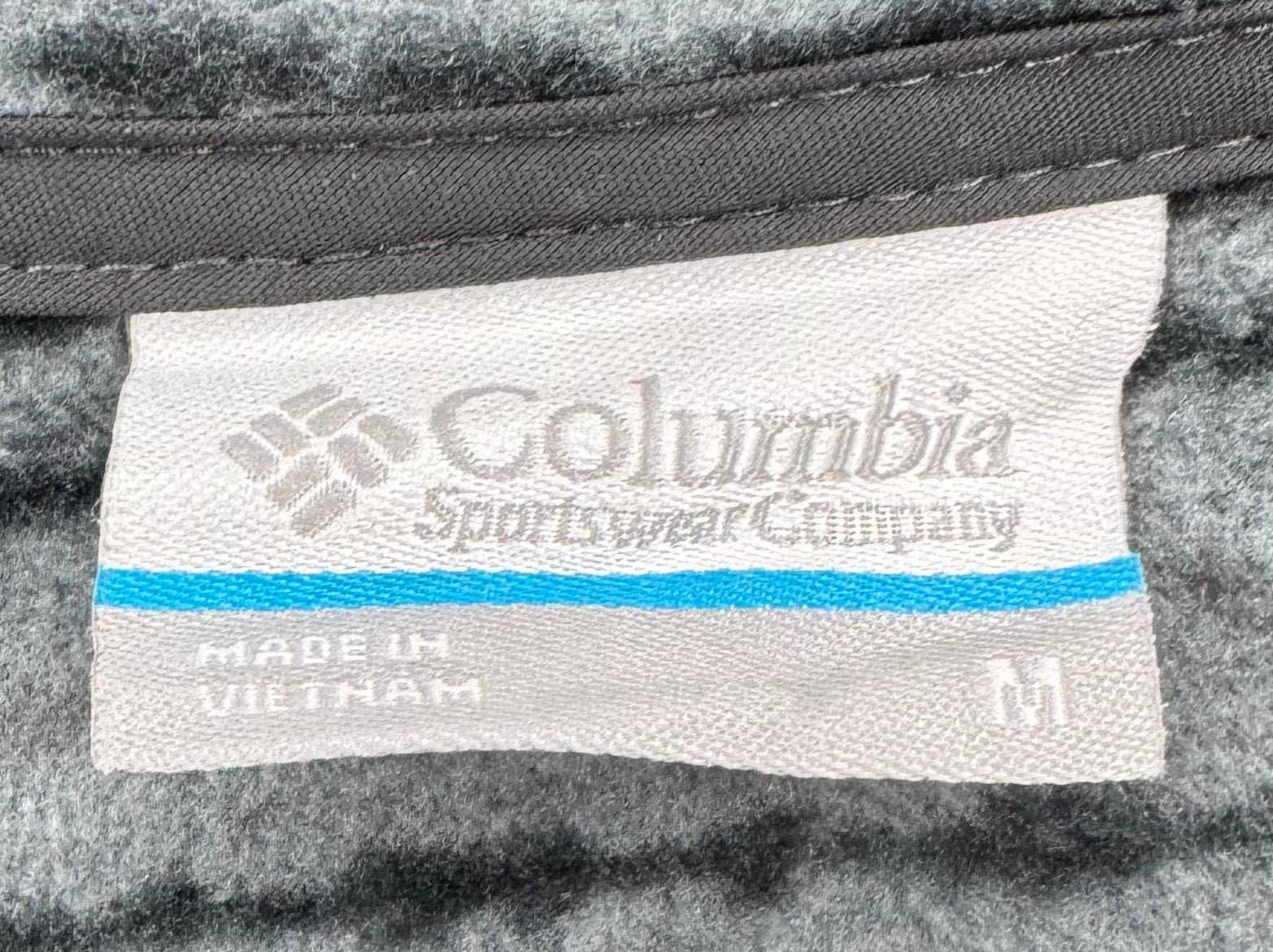Columbia Fleece Sweater 1/3 Zip Grau/Schwarz Größe M