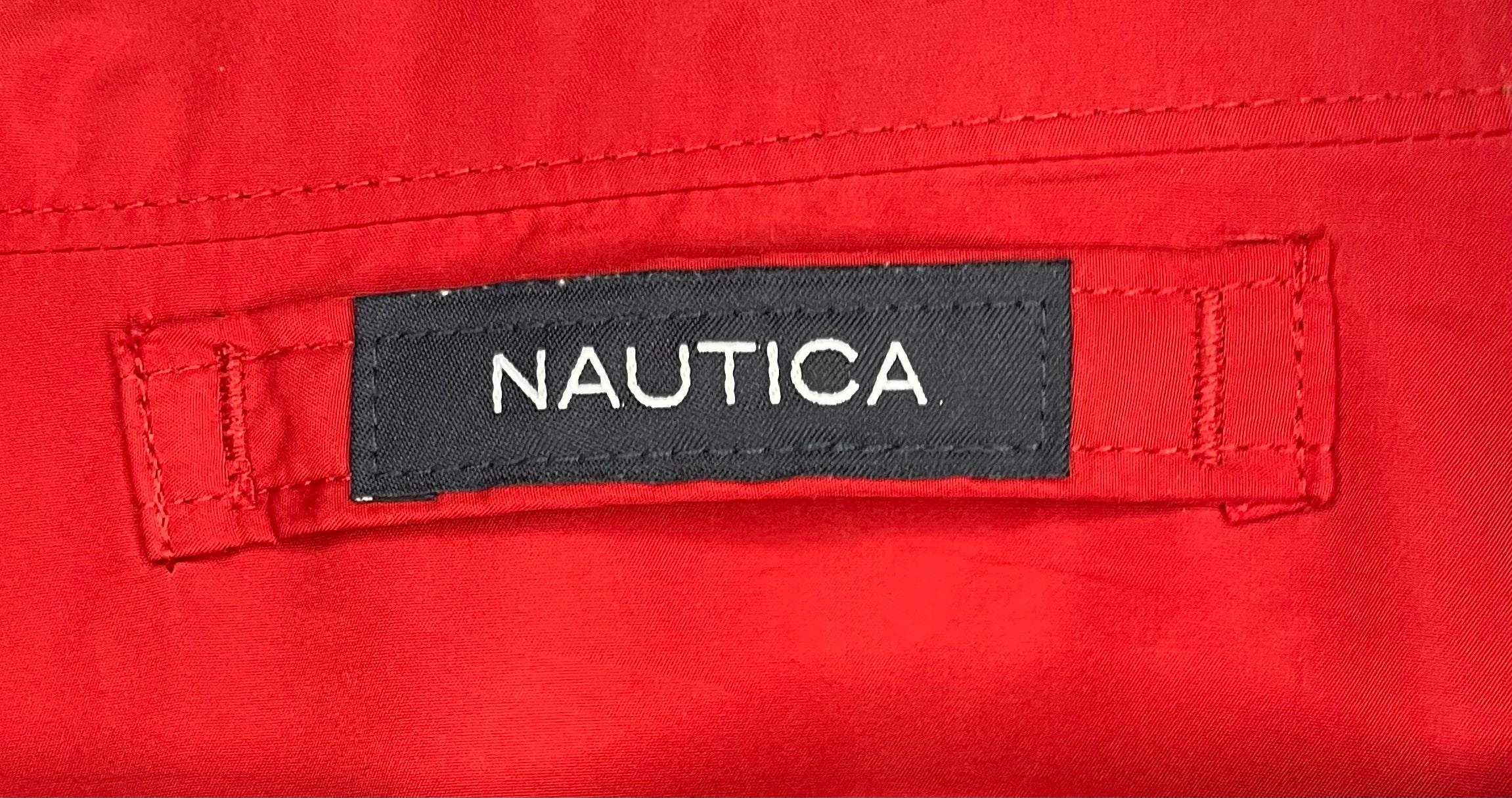 Nautica Vintage Wende Fleece Jacke Grau/Blau/Rot Größe XL