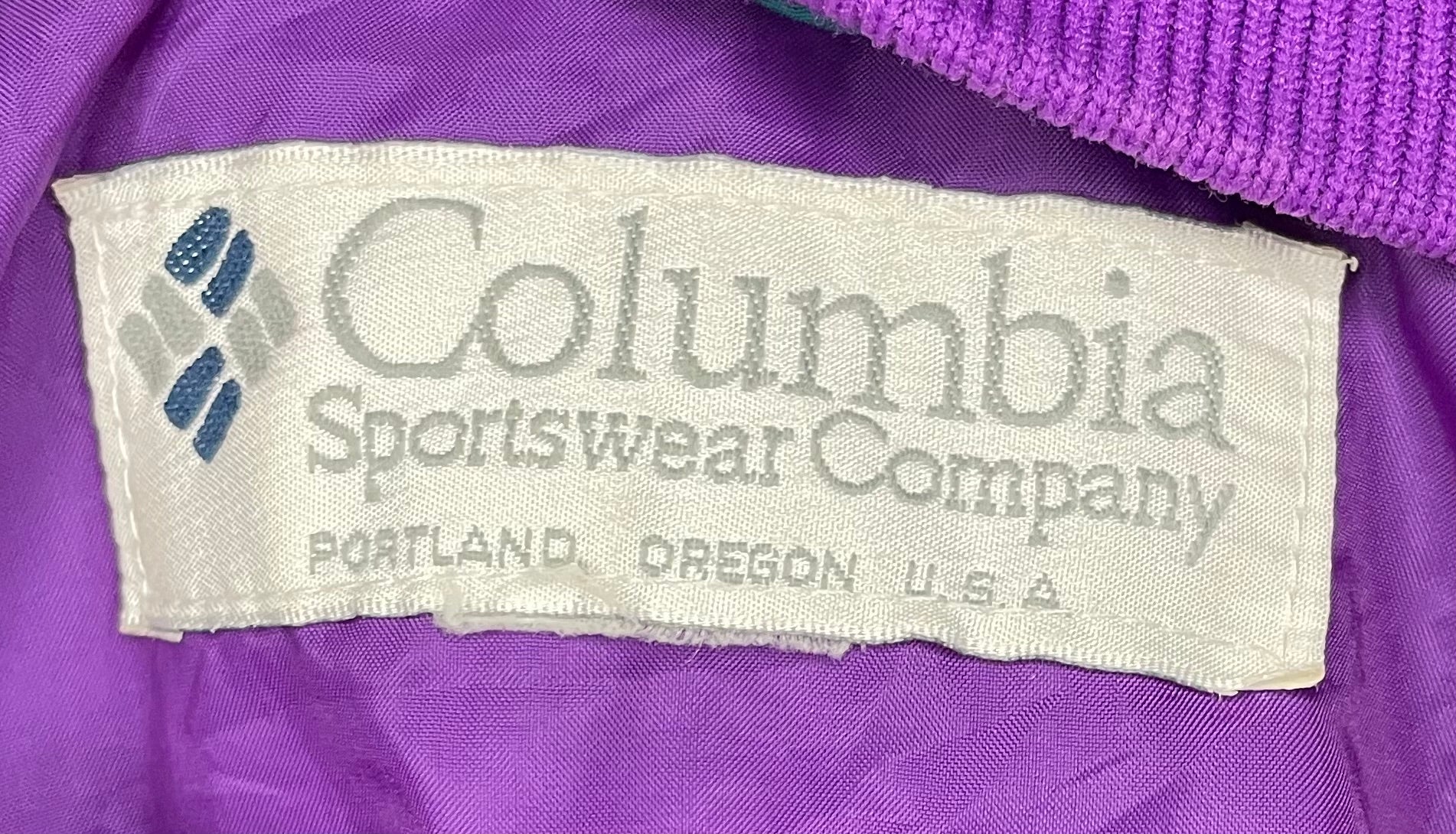 Columbia Vintage Anorak Grün/Lila Größe S-M