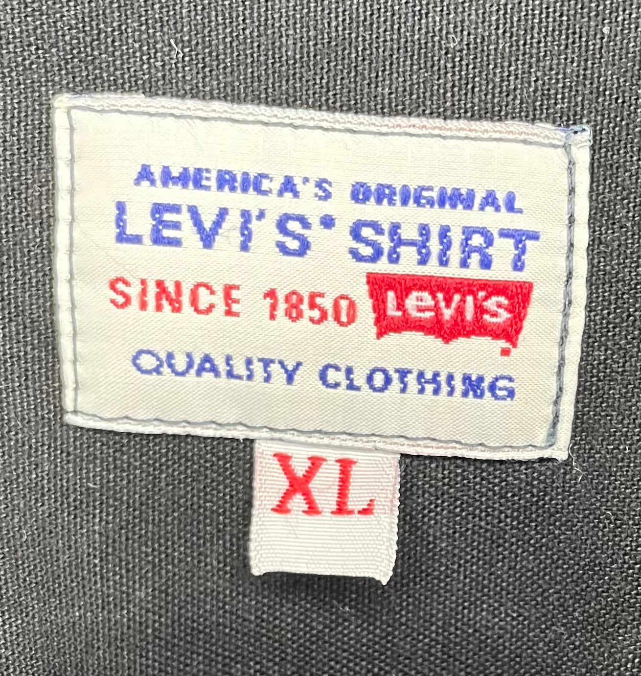 Levi`s Vintage Hemd Schwarz Größe XL