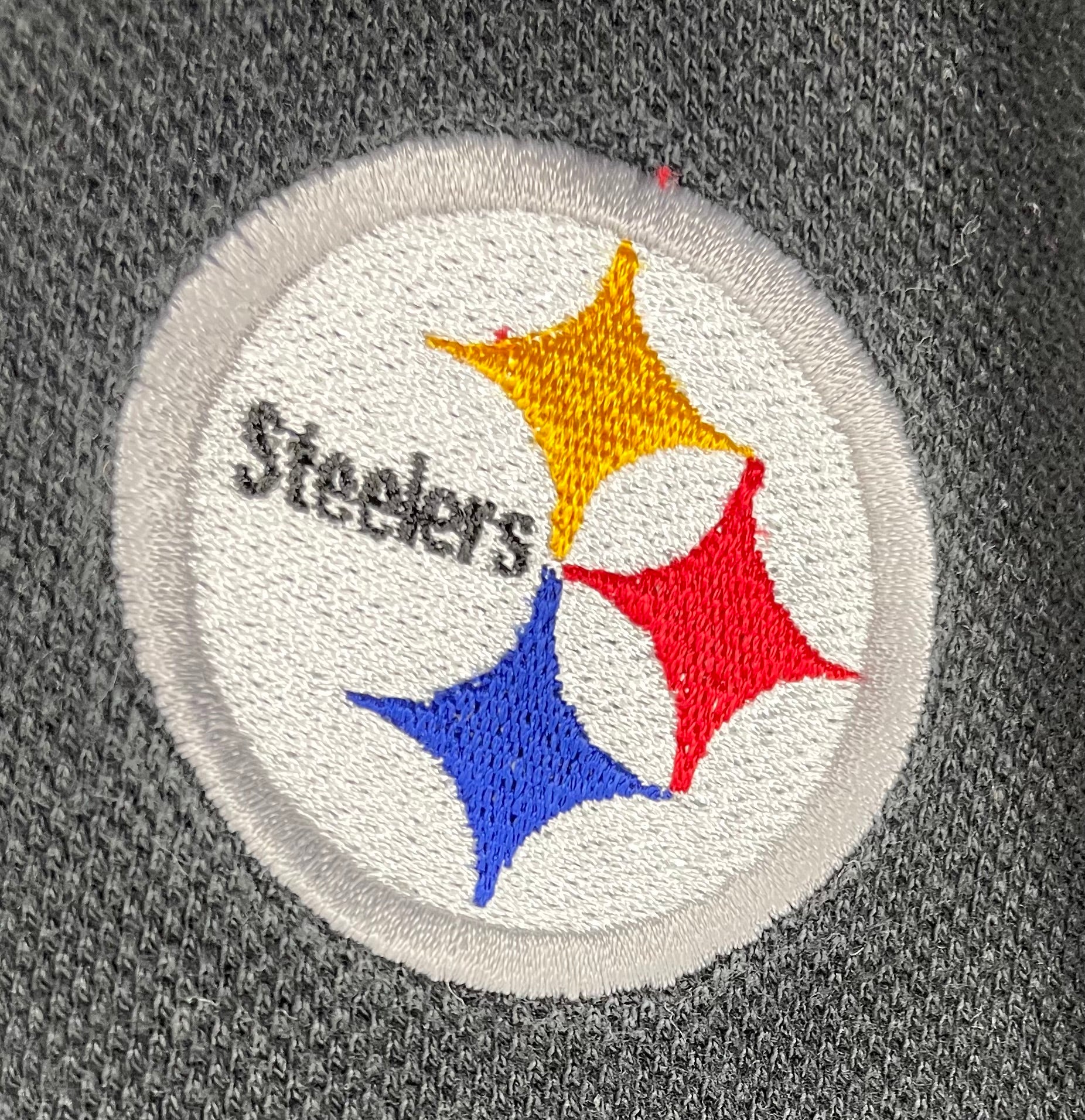 Reebok Poloshirt Pittsburgh Steelers Schwarz Größe M