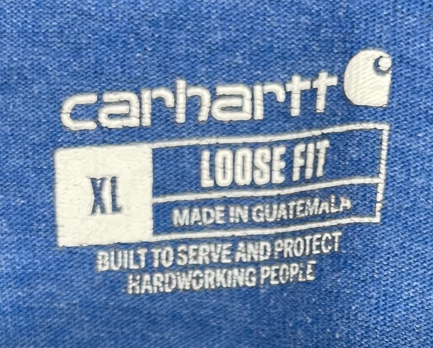 Carhartt T-Shirt Loose Fit Blau Größe XL