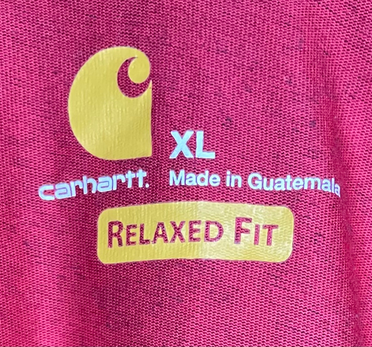 Carhartt T-Shirt Relaxed Fit Rot Größe XL