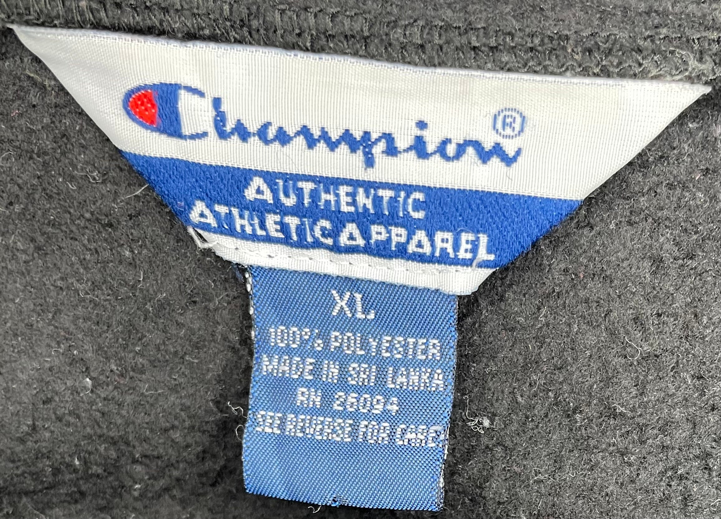 Champion Q-Zip Fleece Sweater San Francisco 49ers Schwarz Größe XL