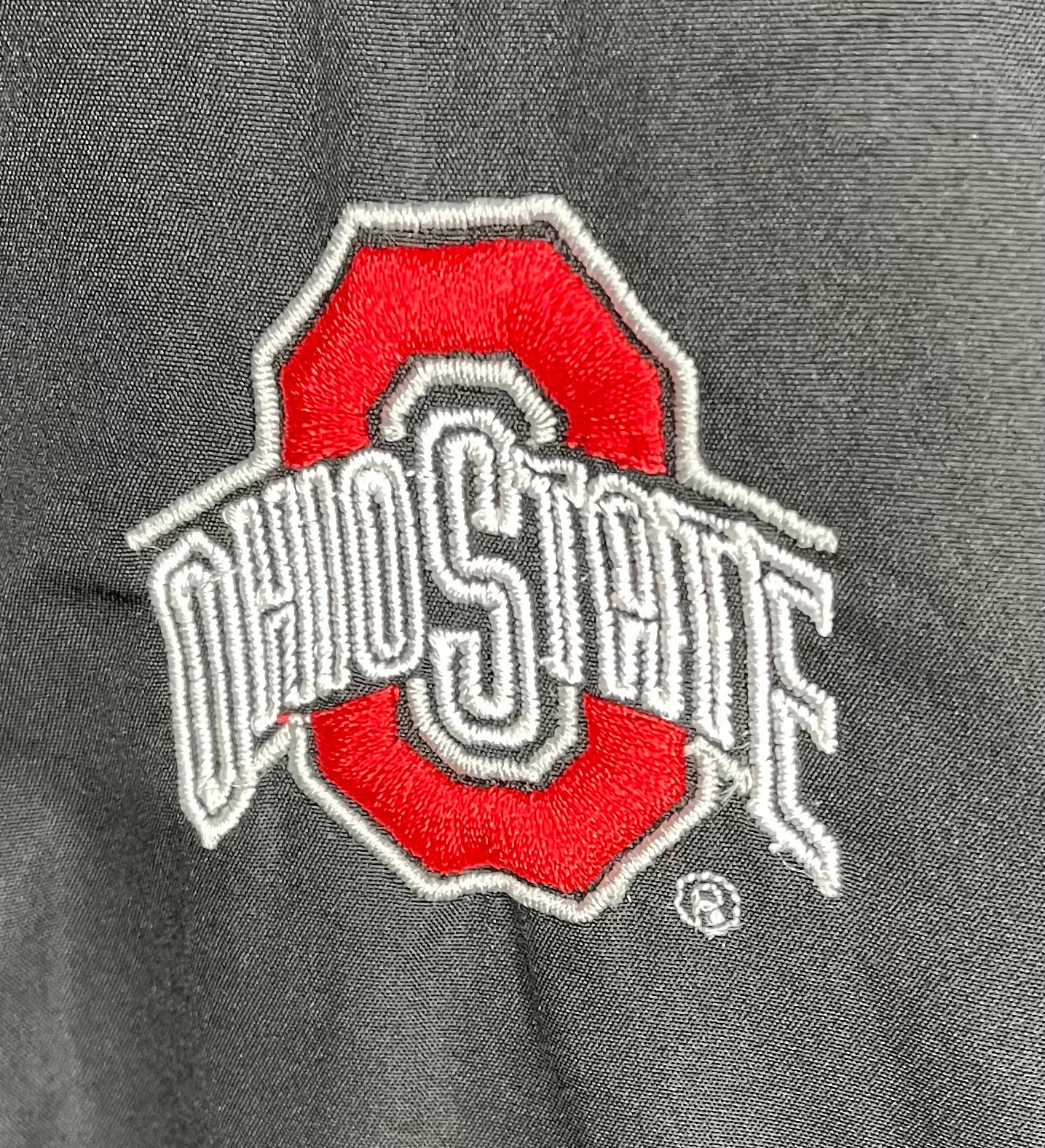 NCAA Fleece Jacke Ohio State Buckeyes Rot/Schwarz Größe L