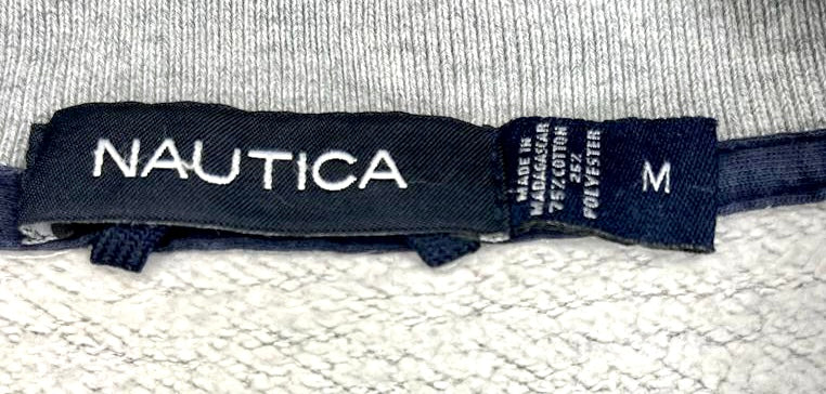 Nautica Q-Zip Sweater Gray Size M