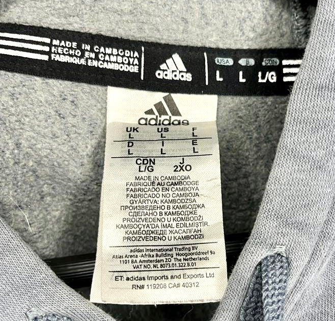 Adidas Martinsville Basketball Hoodie Größe L