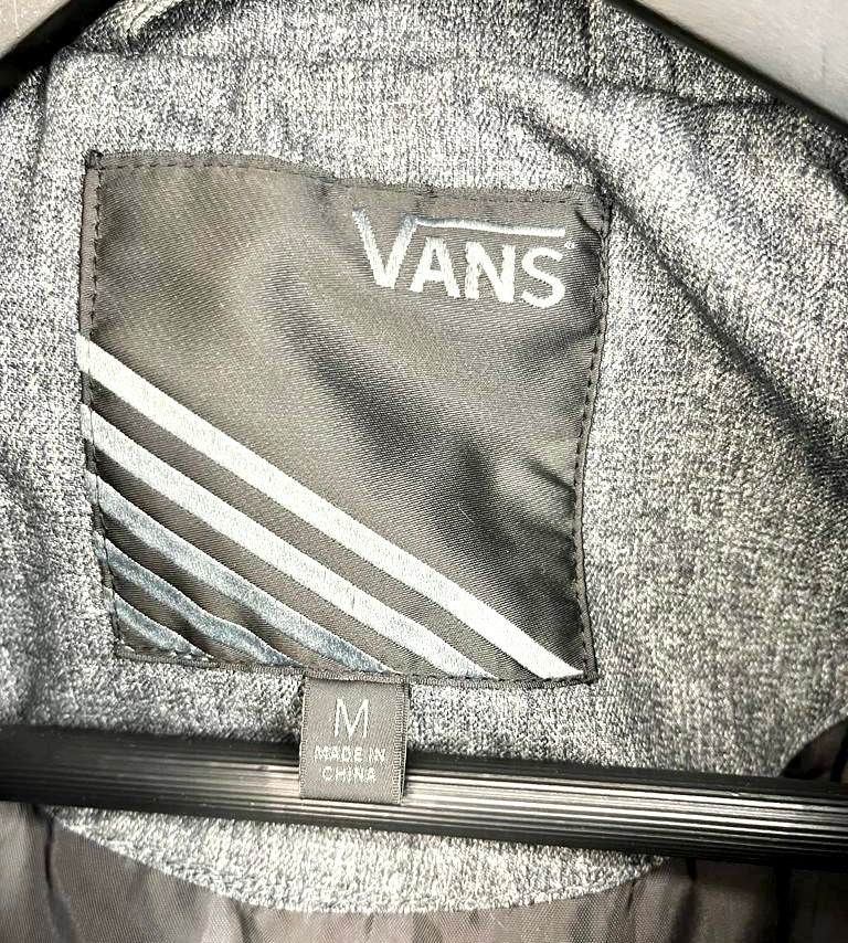 Vans Winter Jacket Gray Size M