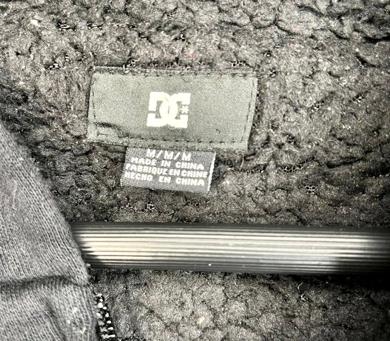 DC Zip Hoodie Schwarz Größe M